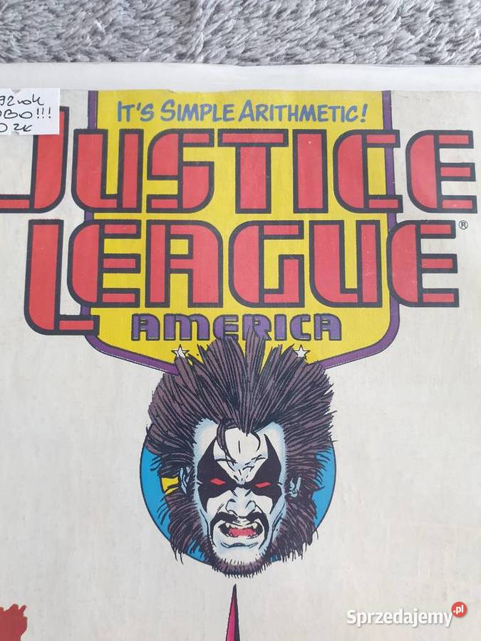 Lobo w Justice League America komiks USA 1992 Komiksy pomorskie Gdynia
