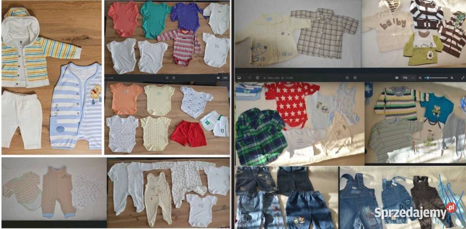 Paka chłopięcych ciuchów 5698 i kilka większych Rozmiar 56 Bydgoszcz