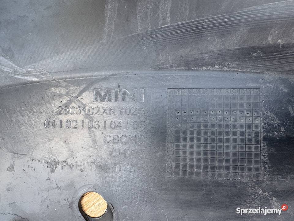 Spoiler dół hokej zderzaka przód mini f65 f65 Międzychód