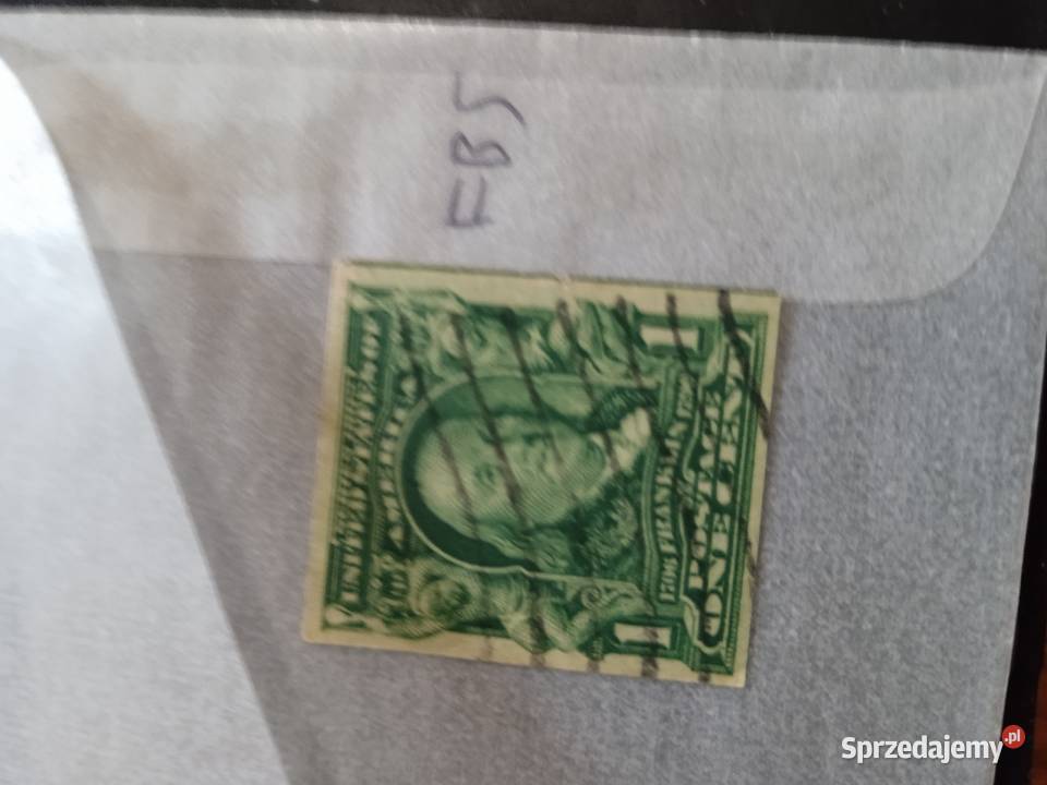 Benjamin Franklin znaczek USA małopolskie Żabno