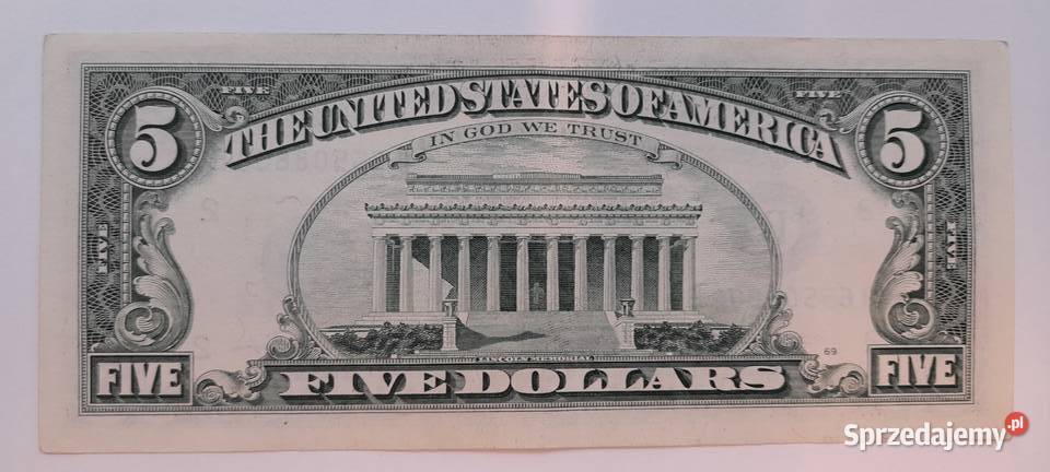 5 dolarów 1995 super stan