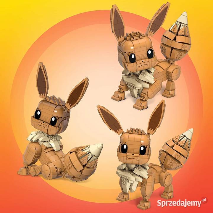 Figurka Pokemon Eevee Klocki Konstrukcyjne 830el Mogilany