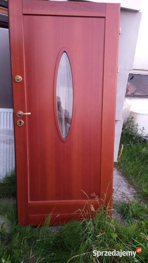Drzwi zewnetrzne wejściowe dębowe 202x93 Kórnik