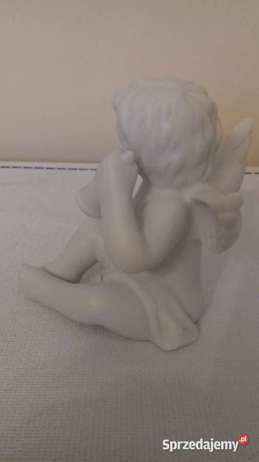 Figurka Aniołek z dzwoneczkiem średni Rosenthal Kraków sprzedam