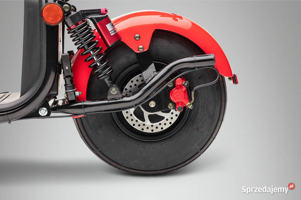 HULAJNOGA SKUTER ELEKTRYCZNY 1500W Lit czerwono Łańcut