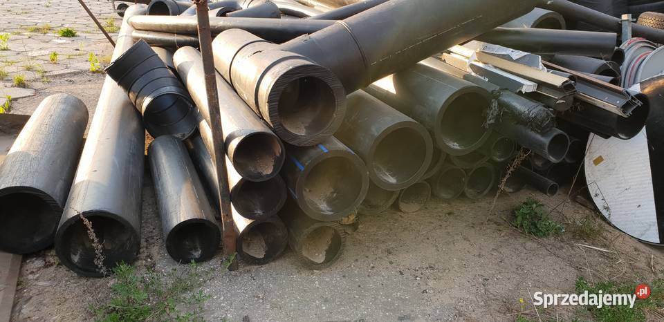 Rury PE HDPE PVC różne odcinki i średnice Pozostałe Biskupiec