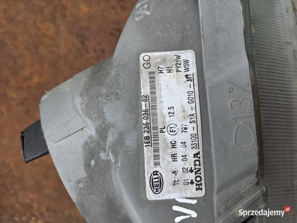 Lampa prawa Honda Accord 6 Łagów