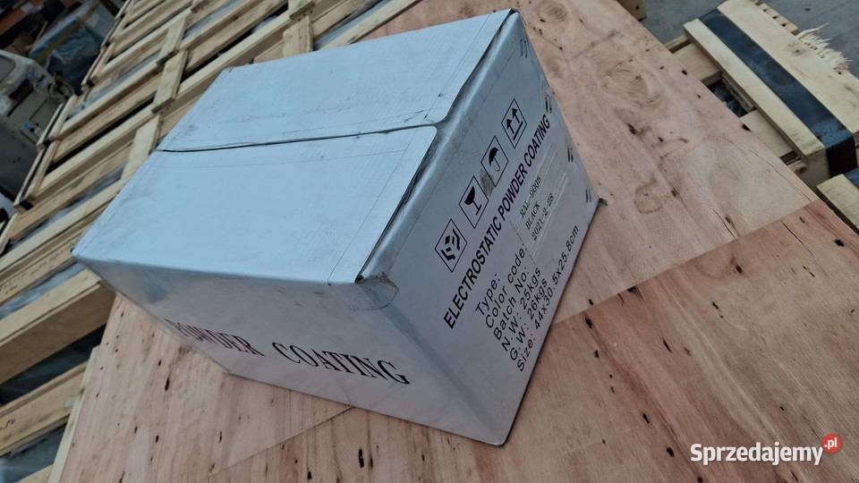 Farba Proszkowa RAL 9005 Czarny Mat łódzkie
