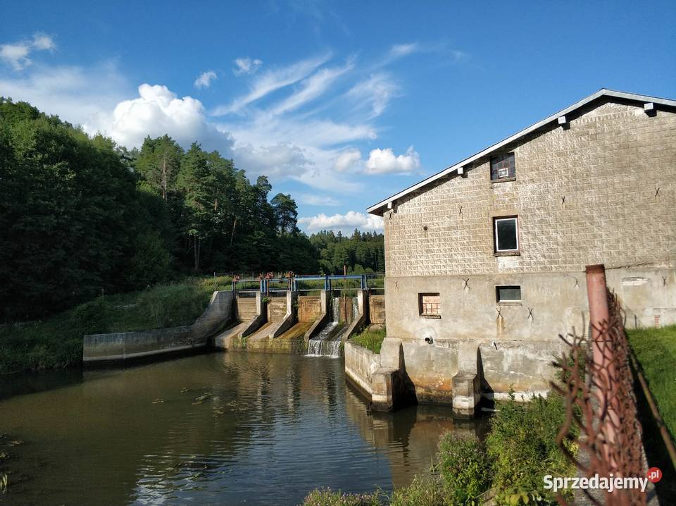 Elektrownia Wodna 130kW 15ha gruntu magazyn Gołdap
