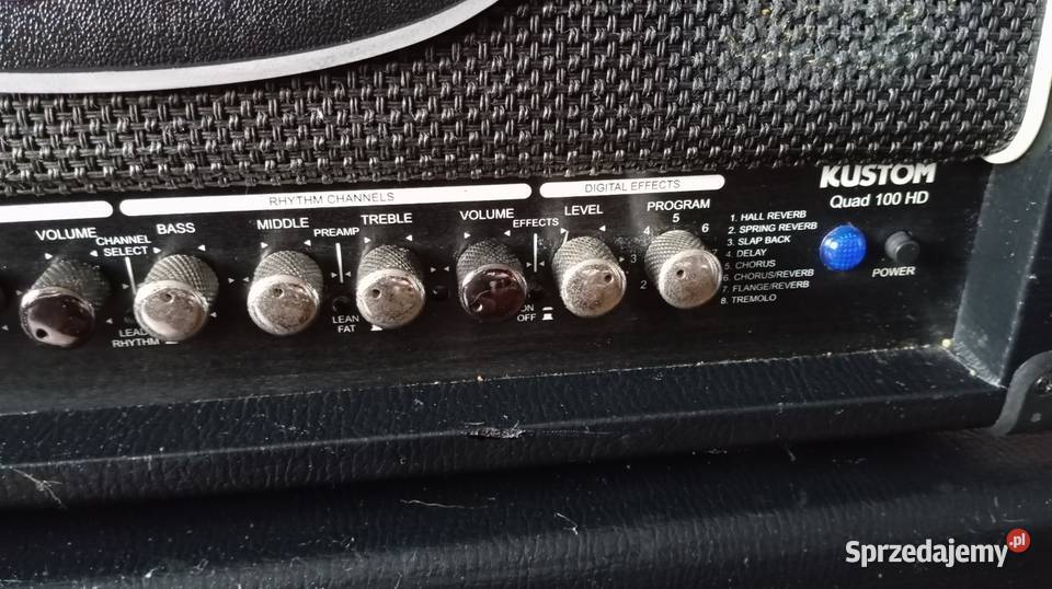 Wzmacniacz gitarowy Kustom Quad 100 HDkolumna stratocaster