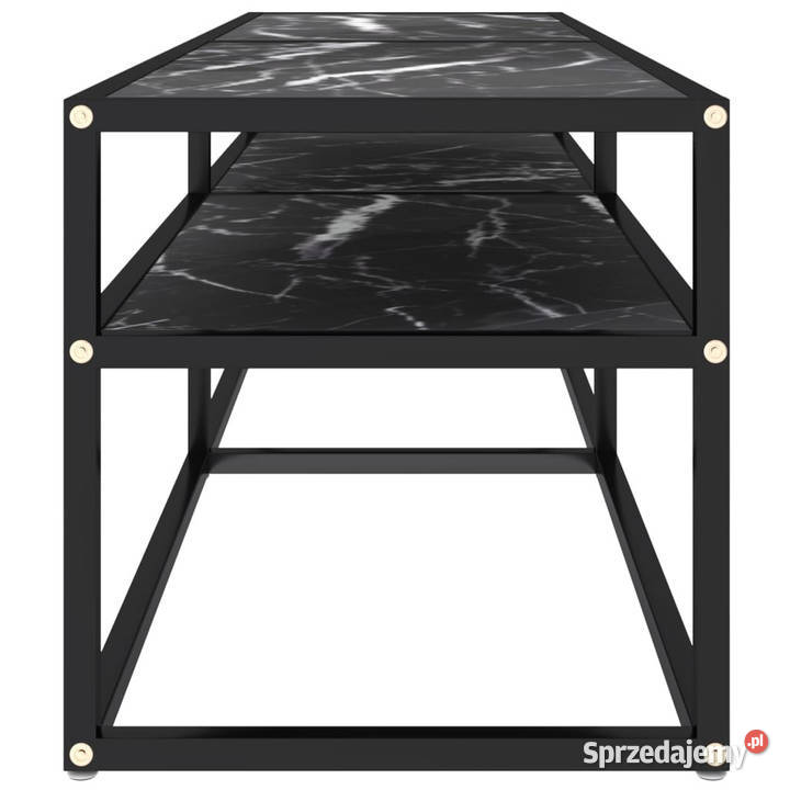 Szafka pod TV czarny marmur 140x40x405 szkło mazowieckie Warszawa