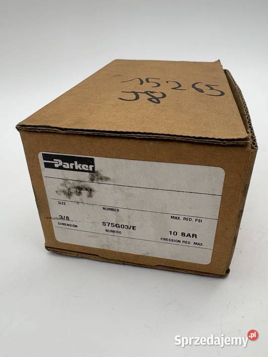 Parker S75G03E Zawór odcinający Pozostałe mazowieckie Warszawa sprzedam