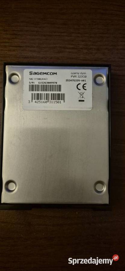Dysk pvr 320GB do dekodera Orange Sagemcom UHD Bielsko-Biała sprzedam