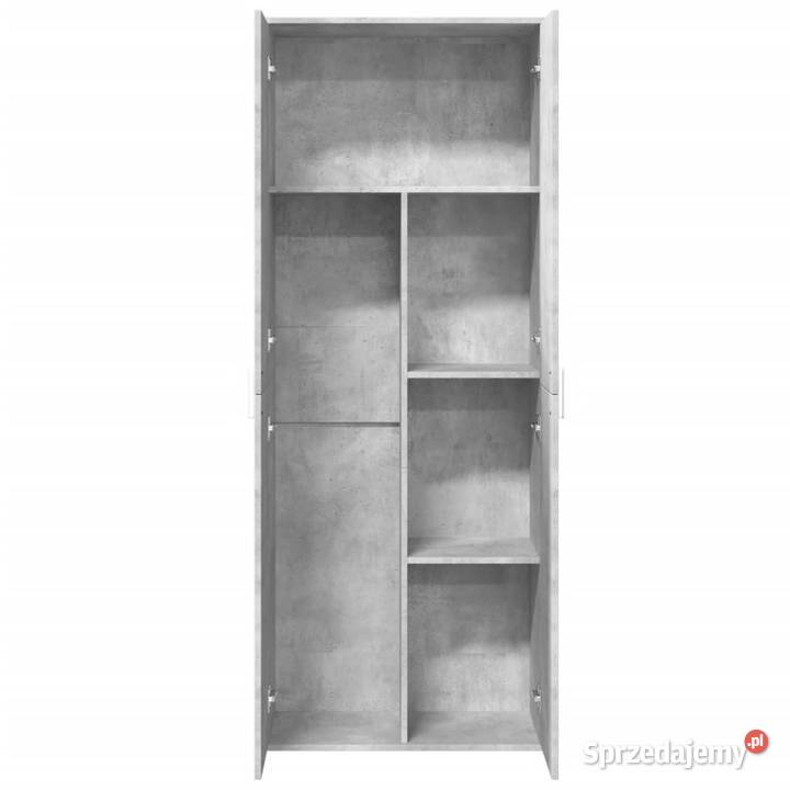 Wysoka szafka szarość betonu 70x35x180 WM3276661 Warszawa