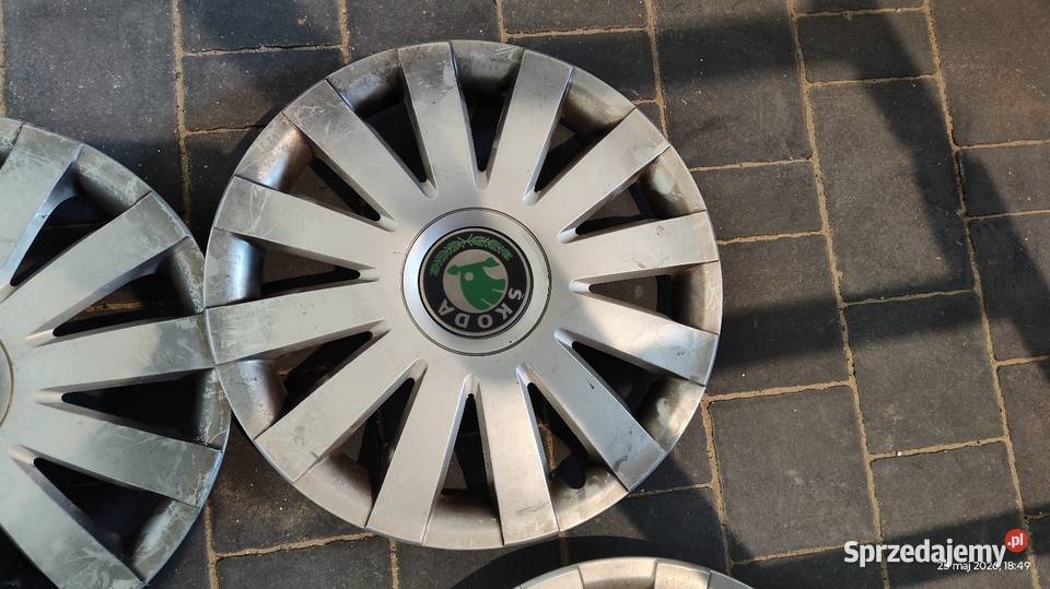 Oryginalne kołpaki 15 skoda oryginalne