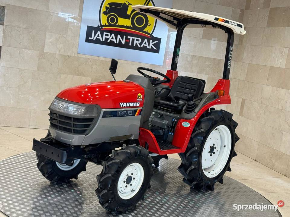 Yanmar AF18 Pisemna gwarancja Traktorek ogrodowy Skrzynia biegów Manualna Radomsko sprzedam