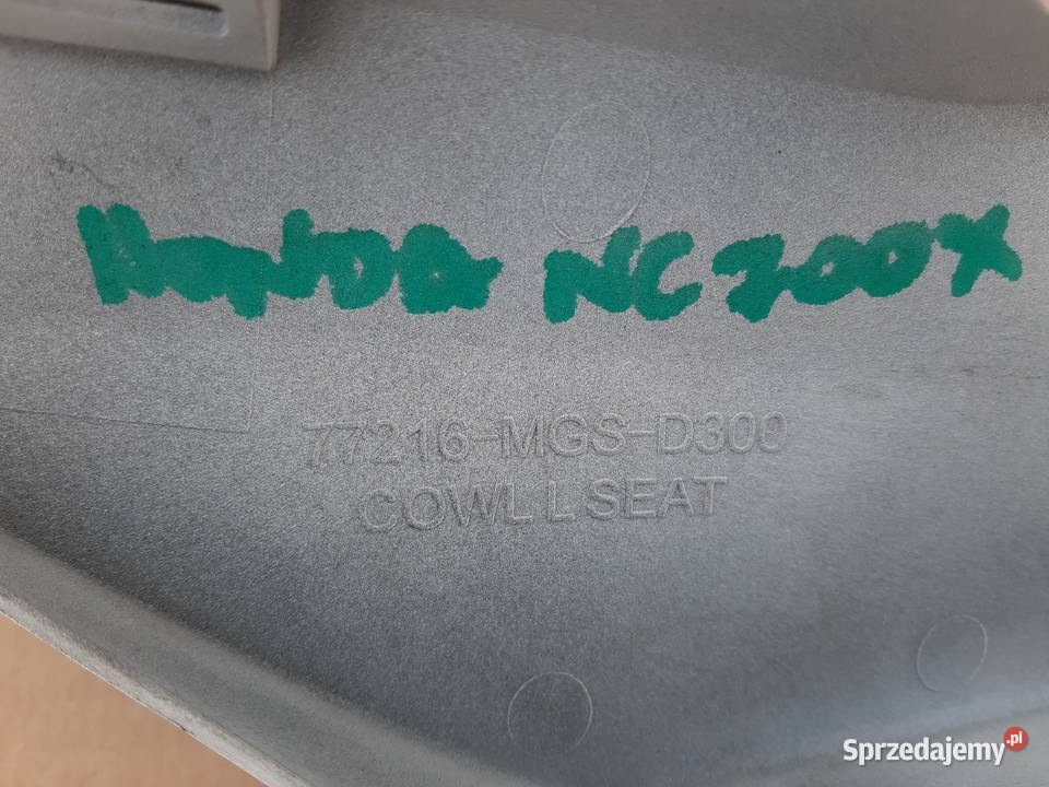 HONDA NC700X OGON OWIEWKA BOK 77216MGSD300 Plastiki Trzciel