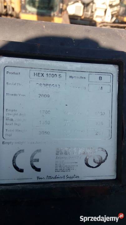 Łyżka przesiewająca Rotar HEX1000S 1m3 wymienne Sochaczew