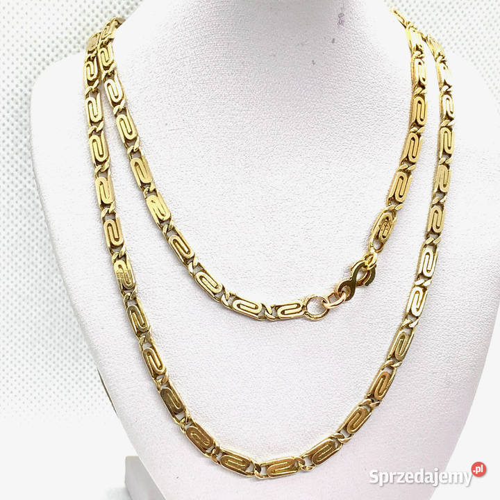 Złoty ŁAŃCUSZEK damski 14K splot GRECKI 56