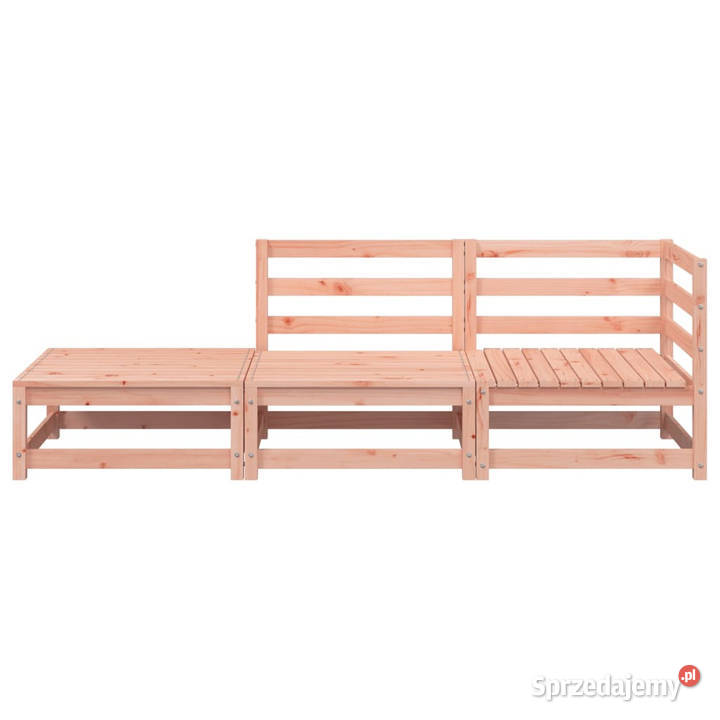 Sofa ogrodowa z podnóżkiem 2osobowa lite drewno Meble ogrodowe Warszawa