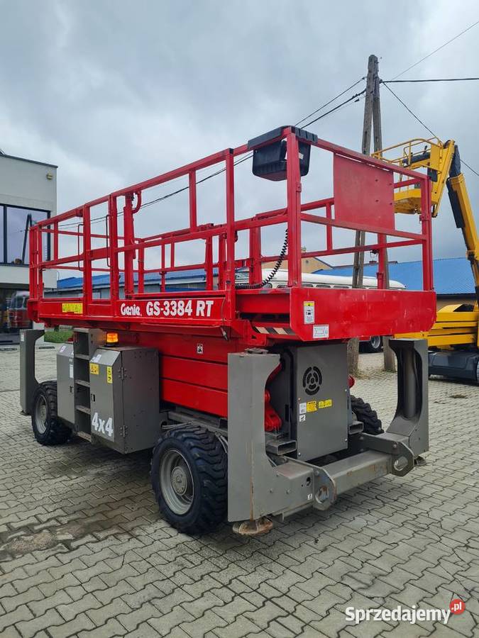 Podnośnik nożycowy spalinowy Genie GS3384RT wys 1767h Motoryzacja Dąbrowa Tarnowska