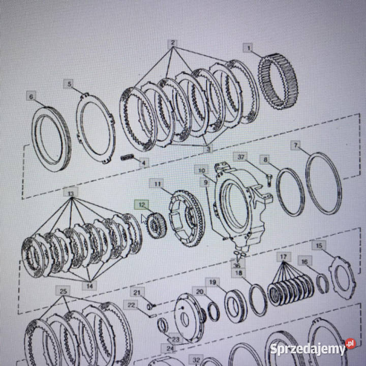John Deere RE40456piastaJohn Deere 455547554955 Jastrzębniki