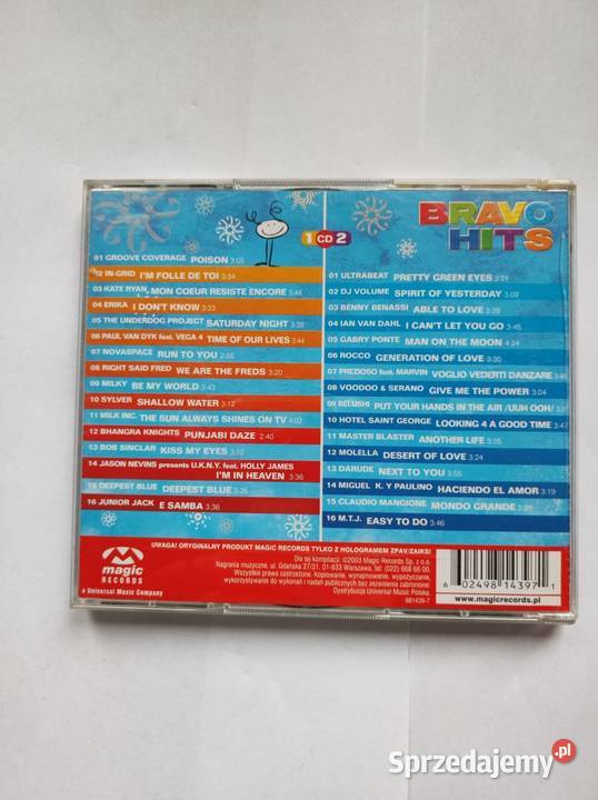 brawo hits zima 2004 2 płyty cd kolekcjonerska Kielce
