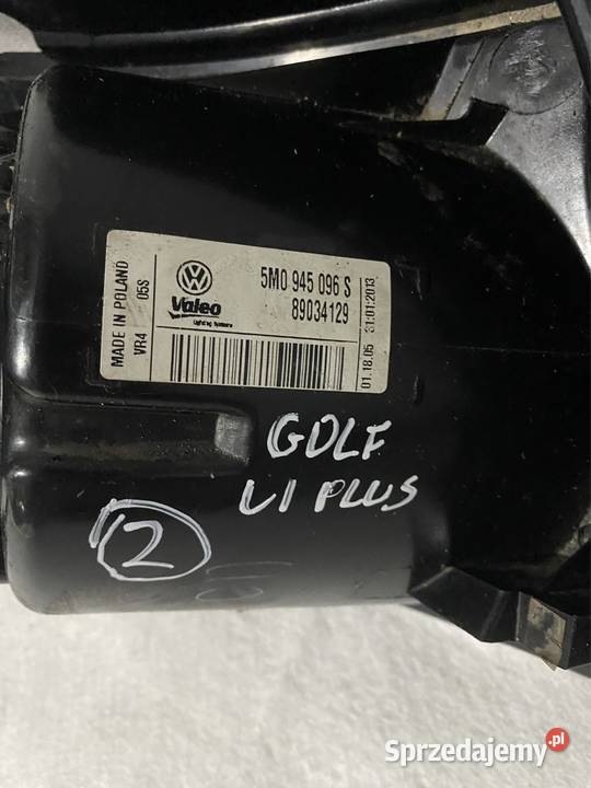 Lampa tył prawa led Vw Golf 6 plus śląskie Jasienica
