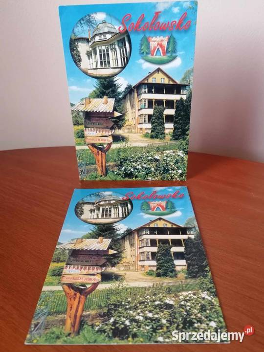 Sokołowsko Dwie Pocztówki 1997 Krokus Biały Wałbrzych sprzedam