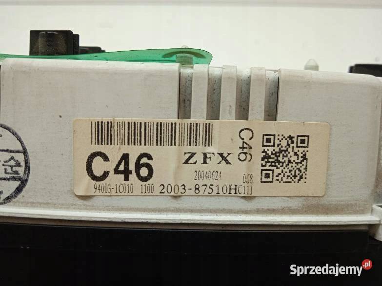 LICZNIK 940031C010 200387510HC111 Hyundai Getz I Rok produkcji 2004