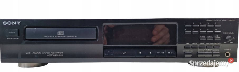 Sony odtwarzacz kompakt CD player CDP 211 CDP211 Odtwarzacze CD i MD