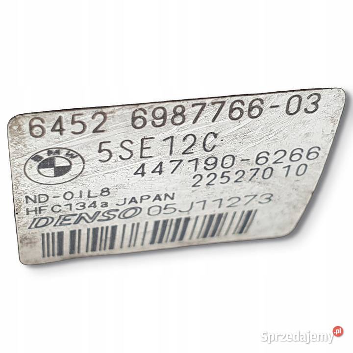 SPRĘŻARKA KLIMATYZACJI BMW E87 E90 E91 20 D Chełm