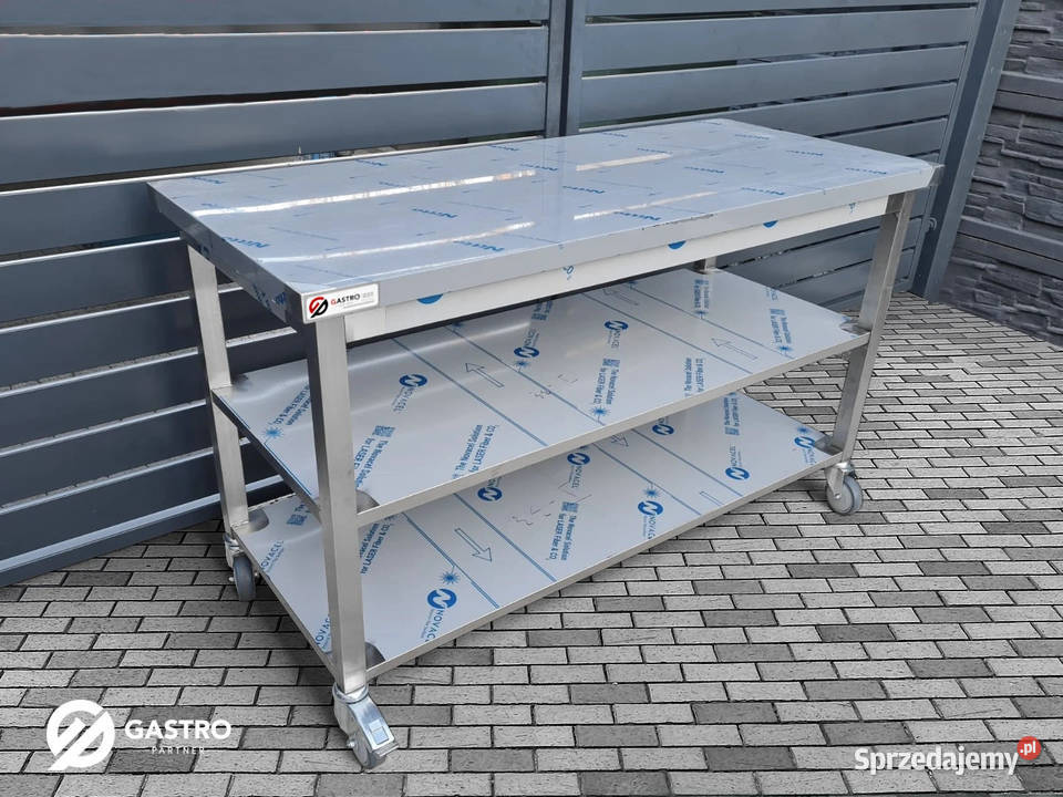 Stół centralny gastronomiczny mobilny z dwoma Ostrów Wielkopolski