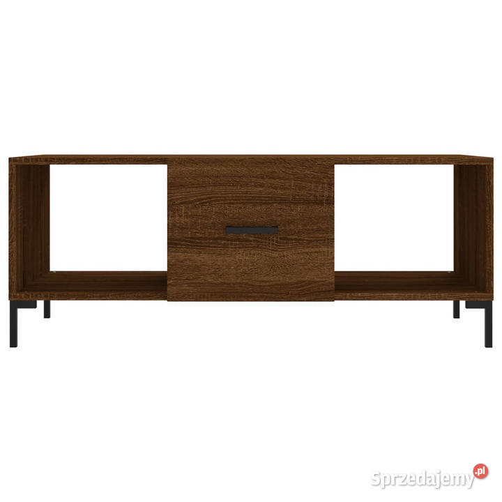 Stolik kawowy brązowy dąb 102x50x40 WM829307 Warszawa