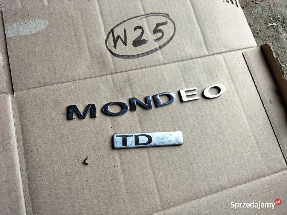 FORD MONDEO MK3 TDCI ZNACZEK NAPIS EMBLEMAT Pozostałe Kamień-Kolonia