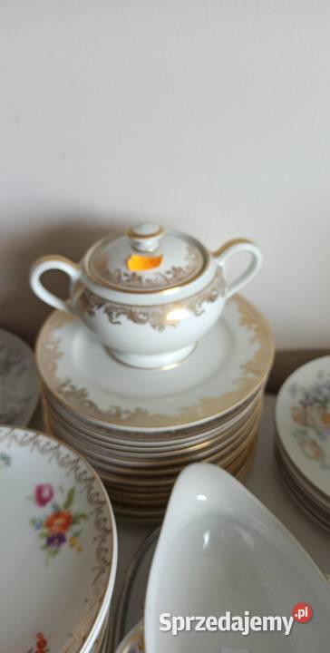 Talerzyk deserowy Rosenthal Thomas Germany 1924 Porcelana i szkło Gdańsk