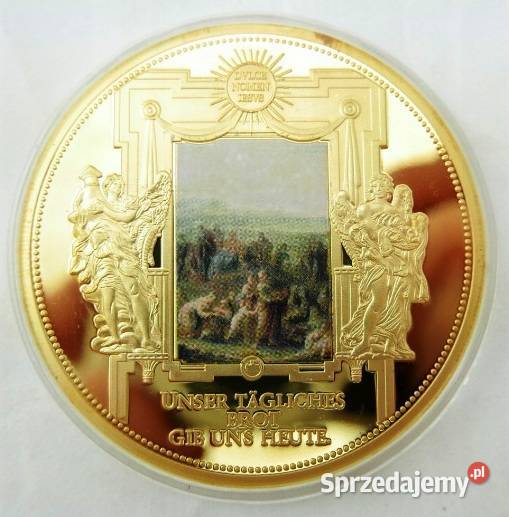 Medal Szatan i JEZUS Nie WÓDŹ NAS na pokuszenie Sosnowiec