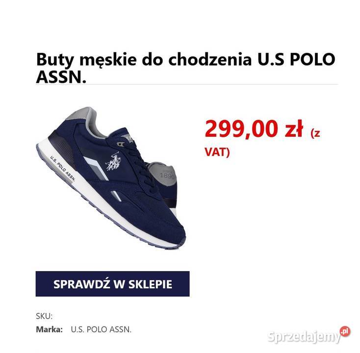 Buty sportowe męskie do chodzenia biegania US Sportowe małopolskie Tarnów