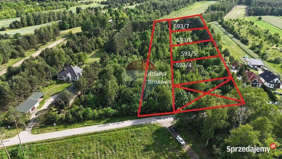 Działka budowlana ok1400 m2 Wałsnów gm Orońsko 1468m2 Grunty i działki sprzedam