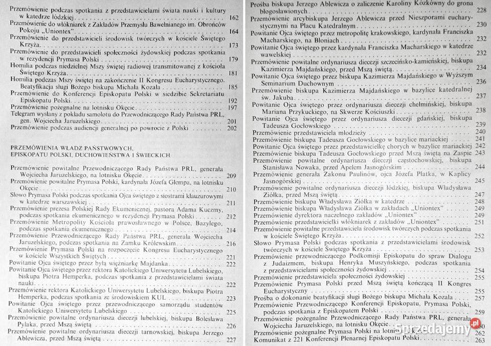 Trzecia Pielgrzymka Papieża Jana Pawła II do Rok wydania 1987 Pozostałe Chełm sprzedam