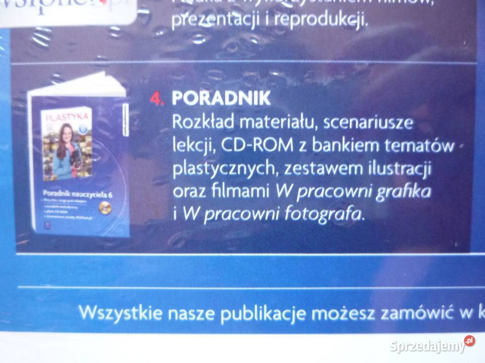 Plastyka 6 WSiP Poradnik metodyczny Płyta CD zachodniopomorskie Szczecin sprzedam