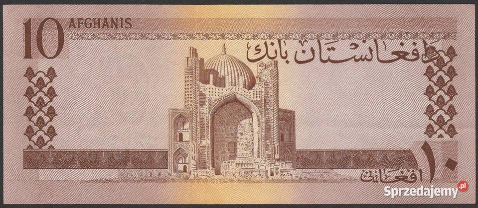 AFGANISTAN 10 AFGANIS 1961 STAN UNC sprzedam