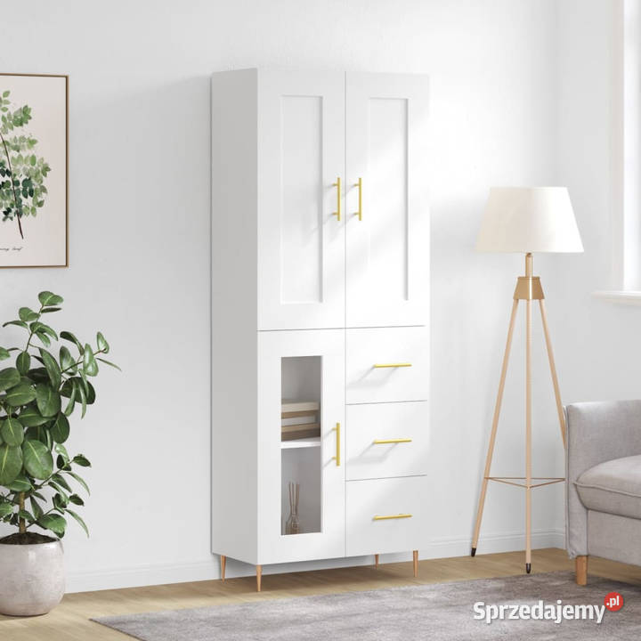 Witrynka biała 695x34x180 materiał Warszawa sprzedam