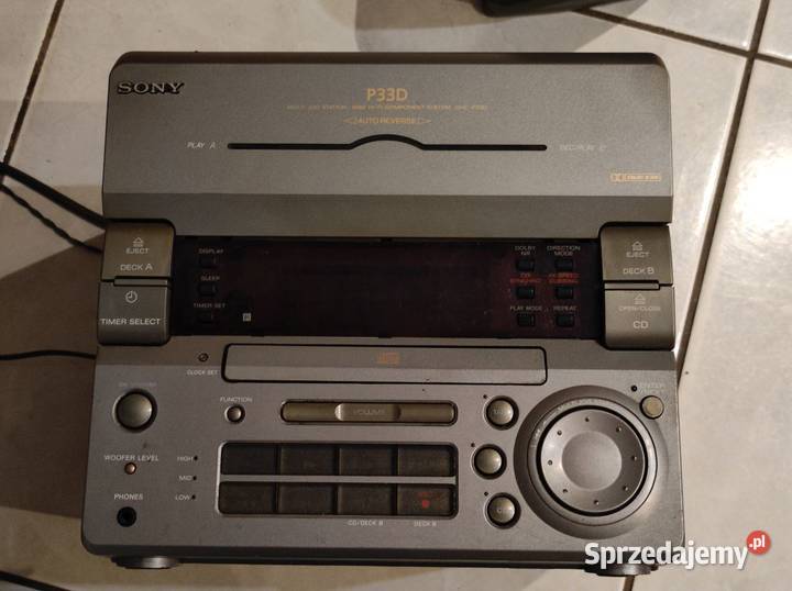 miniwieża wieża stereo Sony P33D odtwarzacz CD Kielce