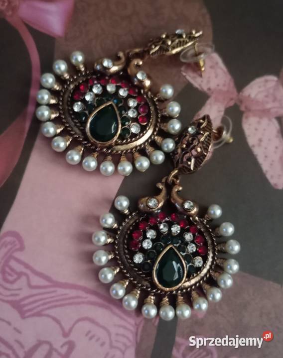 Piękne eleganckie kolczyki osmańskie podlaskie Białystok