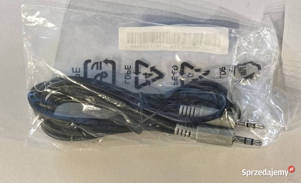 Kabel Jack 35mm 1m nowy opakowanie DPD Inczew