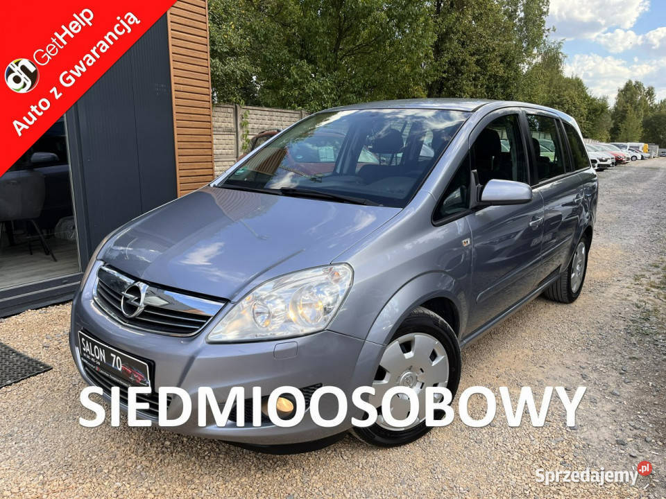 Opel Zafira 18 7osób Klima Grzane Fotele el Rok produkcji 2009 Zafira Częstochowa