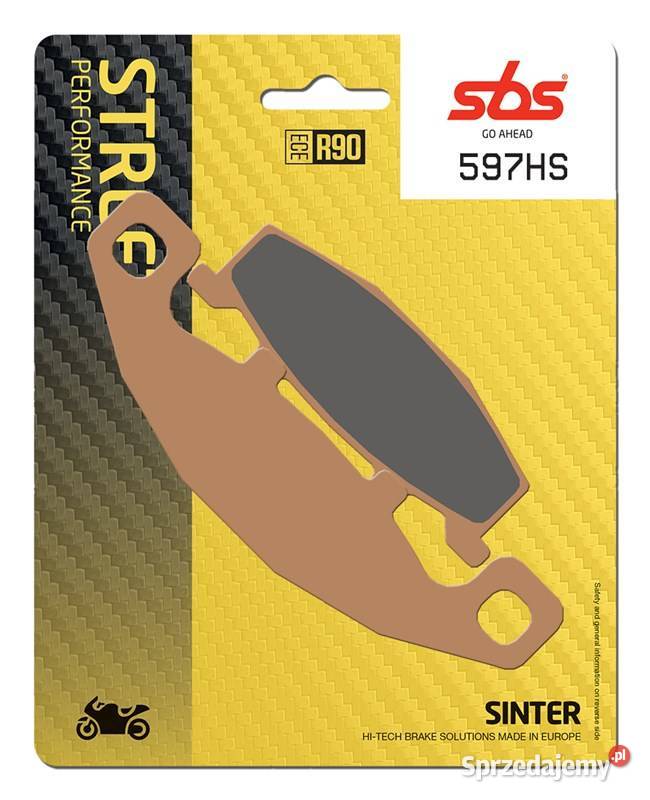 Klocki hamulcowe SBS 597HS KAWASAKI ZX6R ZX6 600 Trzciel
