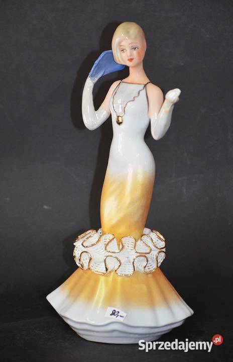 Porcelana Nofi fgurka Sara w wieczorowej sukni Porcelana i szkło Środa Wielkopolska