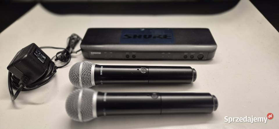 Shure BLX288PG58 zestaw bezprzewodowy podwójny mikrofony Sprzęt estradowy, studyjny i DJ-ski Konin